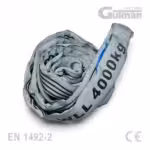 Beskonačna priveznica 4T - siva kružna gurtna za teške terete