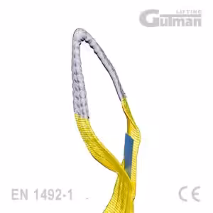 Gurtna za dizanje s omčama 3T - detalj omče