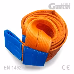 Gurtna za dizanje s omčama 10T - narančasta priveznica za mega terete