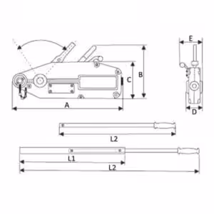 Ručna povlačna dizalica TIRFOR KKV