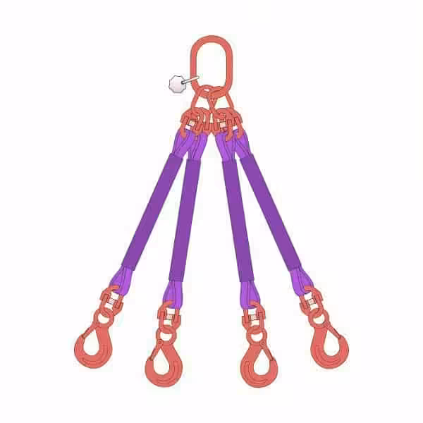 četverokraka poliesterska priveznica VIRG4