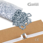 Srebrne galvanizirane metalne kopče za tekstilne trake za vezanje tereta