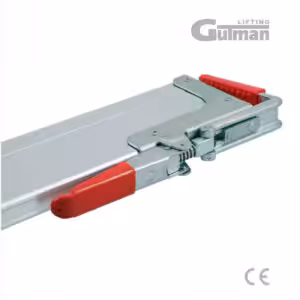 ADR letev Gutman z mehanizmom regulacije in rdečimi ročicami za preprosto montažo