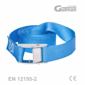 Jednodjelna gurtna s kopčom 500kg 25mm 4m - poliesterska traka za brzo vezivanje laganih tereta