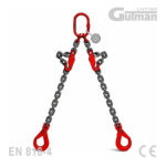 Lančana priveznica dvokraka G80 sa samozatvarujućom kukom 1,6-11,2t - zaštita pri nenamjernom spuštanju