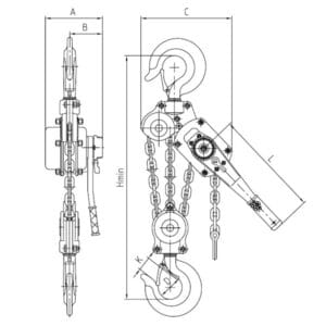poluzna-dizalica-GBE-9T-dimenzije