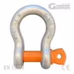 Trbusasti visokootporni škopac EN 13889 - čelični U-šank sa pin-om za maksimalnu nosivost