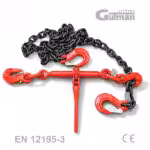 Lančani zatezač 8mm kapaciteta 4000 daN s integriranom račnom i kukama