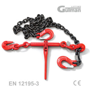 Lančani zatezač 8mm kapaciteta 4000 daN s integriranom račnom i kukama