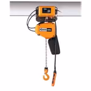 Grafički prikaz kategorije električnih lančanih dizalica s ovjesnim kolicima za dizalica.hr navigaciju.