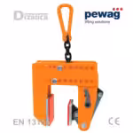 Pewag VNMAW podesiva vertikalna hvataljka s lancem za podizanje inoxa i aluminija bez oštećenja površine.