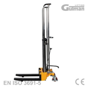 Profil visokopodiznog viličara KMTL 4150 s prikazom kočionog sustava i stabilizatora