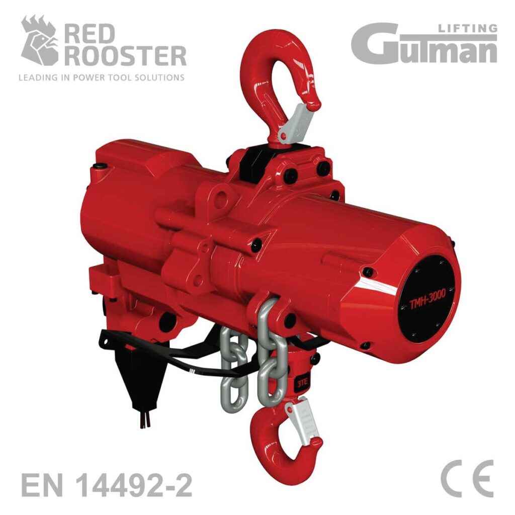 Red Rooster TMH-3000C teška industrijska pneumatska dizalica nosivosti 3000 kg