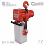Pnevmatsko dvigalo TCR-500PE, 500 kg, Red Rooster za industrijsko uporabo